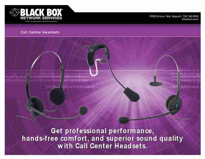 Black Box Headphones Call Center Headsets-page_pdf